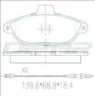 Комплект тормозных колодок DITAS DFB2932