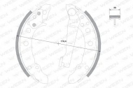 Комлект тормозных накладок WEEN 152-2017