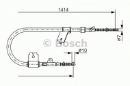 Трос BOSCH 1 987 477 397