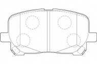 Комплект тормозных колодок WAGNER WBP23836A