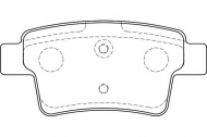 Комплект тормозных колодок WAGNER WBP24540A