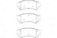 Комплект тормозных колодок WAGNER WBP24582A