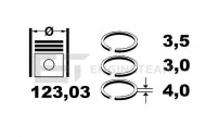 Комплект колец ET ENGINETEAM R1006500