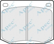 Комплект тормозных колодок APEC braking PAD595