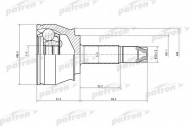Шарнирный комплект PATRON PCV1374