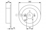 Тормозной диск BOSCH 0 986 479 345