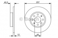 Тормозной диск BOSCH 0 986 479 402
