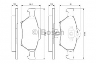 Комплект тормозных колодок BOSCH 0 986 494 101