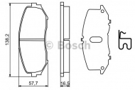 Комплект тормозных колодок BOSCH 0 986 494 241