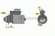 Стартер BOSCH 0 001 139 041