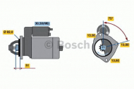 Стартер BOSCH 0 001 372 005