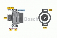 Генератор BOSCH 0 124 325 093