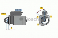 Стартер BOSCH 0 986 020 091