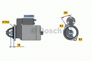 Стартер BOSCH 0 986 022 900