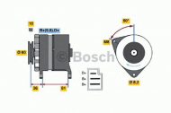 Генератор BOSCH 0 986 031 380