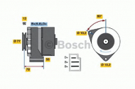 Генератор BOSCH 0 986 031 430