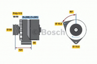 Генератор BOSCH 0 986 034 030