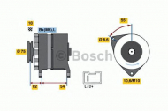 Генератор BOSCH 0 986 037 791