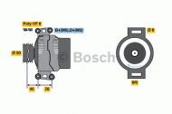 Генератор BOSCH 0 123 510 108