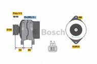 Генератор BOSCH 0 986 045 721