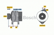 Генератор BOSCH 0 986 045 981