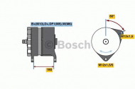 Генератор BOSCH 0 986 080 360