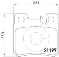 Комплект тормозных колодок HELLA PAGID 8DB 355 007-361