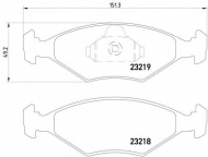 Комплект тормозных колодок HELLA PAGID 8DB 355 008-381