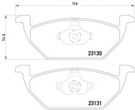 Комплект тормозных колодок HELLA PAGID 8DB 355 008-591