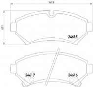 Комплект тормозных колодок HELLA PAGID 8DB 355 013-501