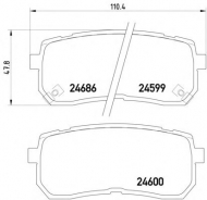 Комплект тормозных колодок HELLA PAGID 8DB 355 013-551