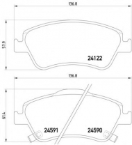 Комплект тормозных колодок HELLA PAGID 8DB 355 013-561