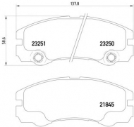 Комплект тормозных колодок HELLA PAGID 8DB 355 017-131