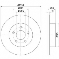 Тормозной диск HELLA PAGID 8DD 355 118-211