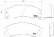Комплект тормозных колодок TEXTAR 2136301