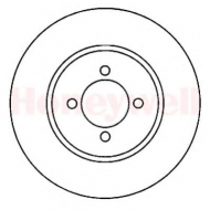 Тормозной диск BENDIX 561377B