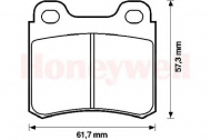 Комплект тормозных колодок BENDIX 571388B