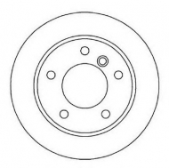Тормозной диск BENDIX 562003B