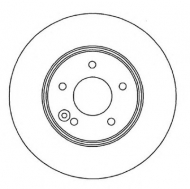 Тормозной диск BENDIX 562034B