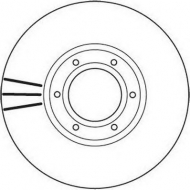 Тормозной диск BENDIX 562105B