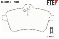 Комплект тормозных колодок FTE BL1986A4