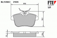 Комплект тормозных колодок FTE BL1538A3