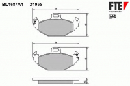 Комплект тормозных колодок FTE BL1687A1