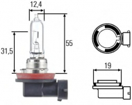Лампа накаливания HELLA 8GH 008 357-001