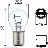 Лампа накаливания HELLA 8GD 002 078-121