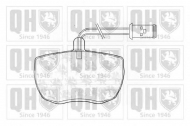 Комплект тормозных колодок QUINTON HAZELL BP829