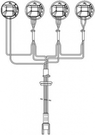 Кабельный комплект HELLA 8KA 155 372-001