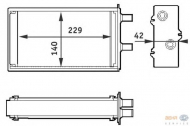 Теплообменник HELLA 8FH 351 311-001