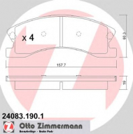 Комплект тормозных колодок ZIMMERMANN 24083.190.1