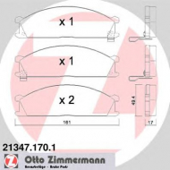 Комплект тормозных колодок ZIMMERMANN 21347.170.1